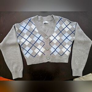 Hollister cropped cartigan